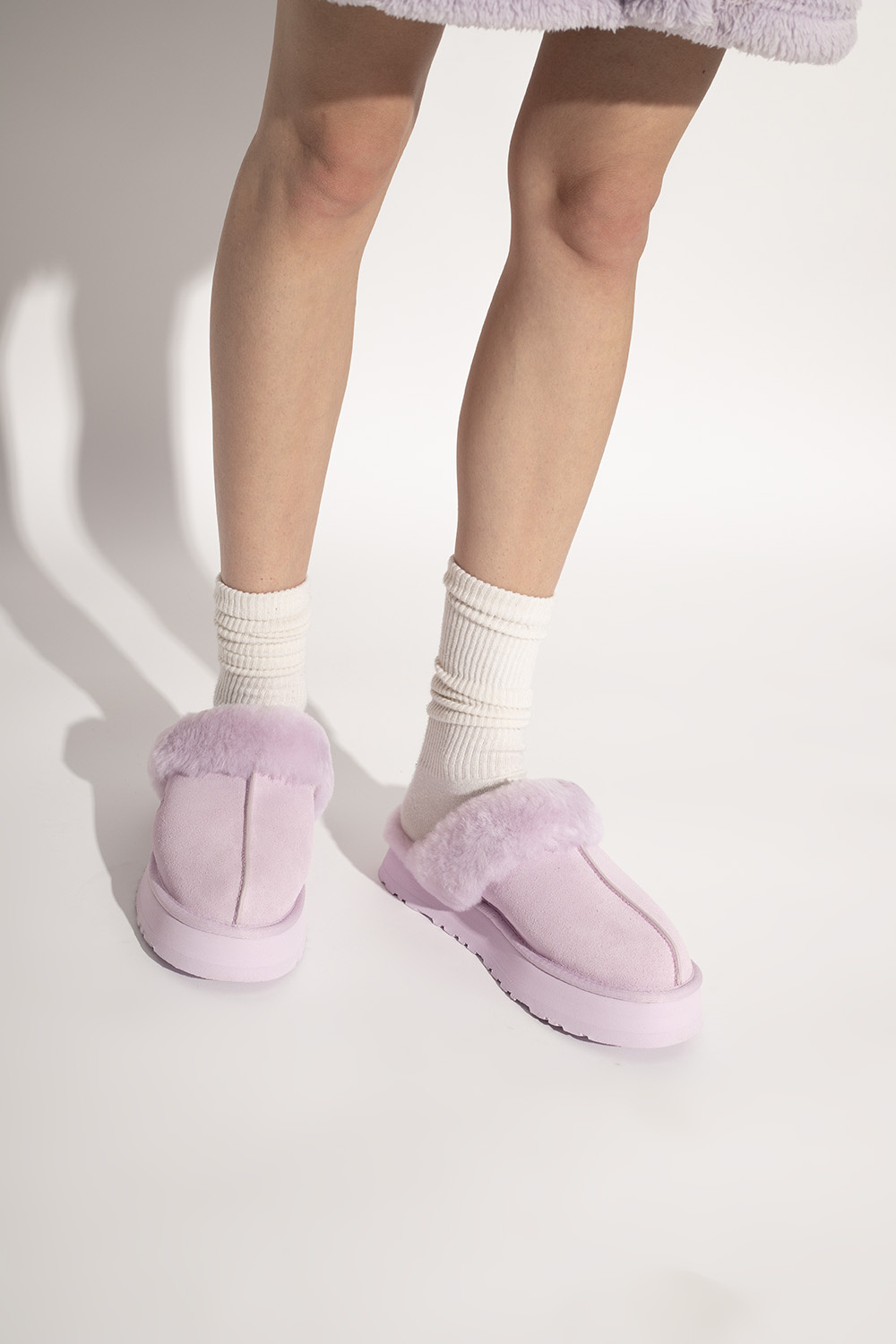 Purple ‘Disquette’ suede slides UGG Vitkac GB
